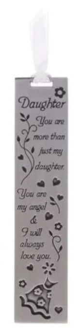 Daughter Stainless Steel Bookmarks With Love